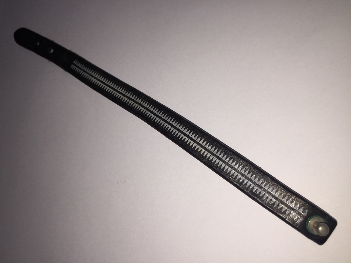 UNDERCOVER GIZ柄レザーバングル アンダーカバー ブレスレット