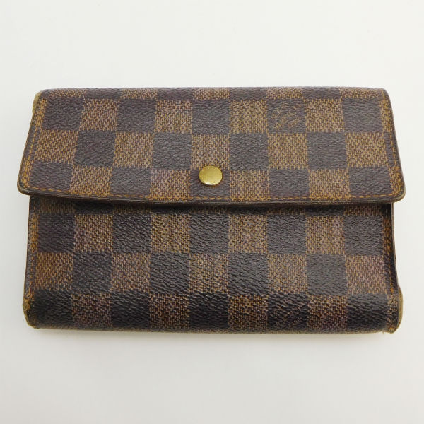 ルイ・ヴィトン ダミエ 財布 三つ折り ポルト トレゾー・エテュイ パピエ LOUIS VUITTON