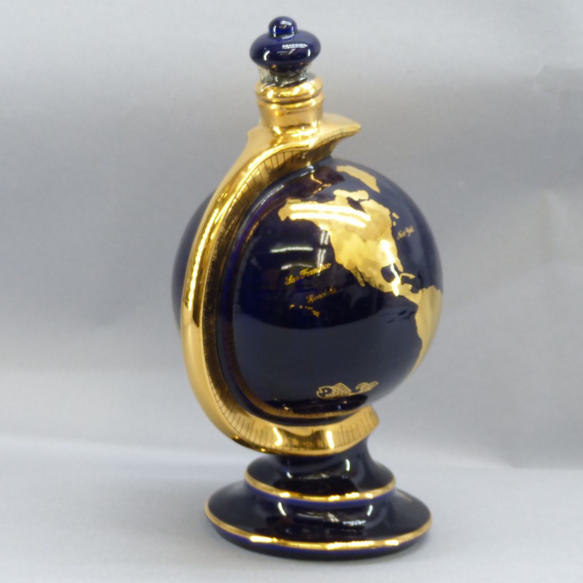 ジャノー 古酒☆ジャノー JANNEAU XO 地球儀 陶器ボトル☆700ml 箱・袋