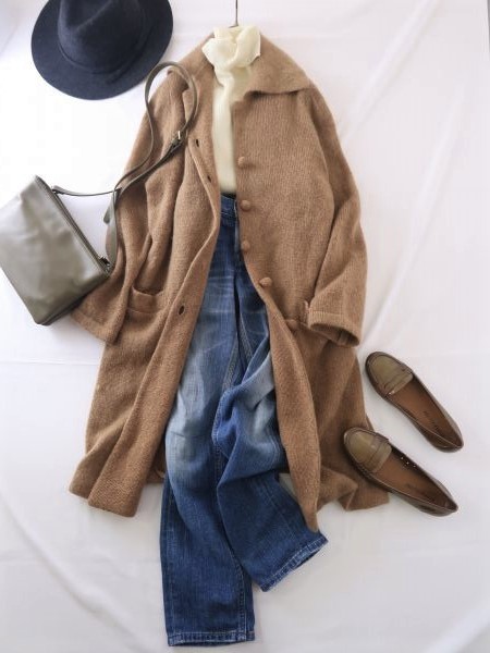 シビラ Sybilla☆ウール混 上品 お洒落 コーディガン☆E-M