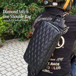 激安 ライダーバッグ ボディバッグ アメリカン ダイヤモンドステッチ might 工房 ハンドメイド ホルスターバッグ ホルスターバッグ BB03