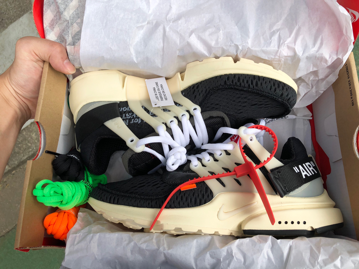 NIKE THE TEN NIKE X OFF WHITE AIR PRESTO Virgil Abloh The 10 25cm US7 ナイキ テン オフホワイト プレスト
