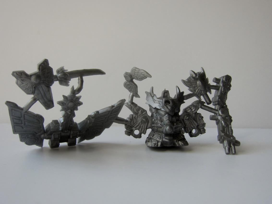 SDガンダム 未切り 四代目大将軍 ガンメタリック/ガン消し 消しゴム 