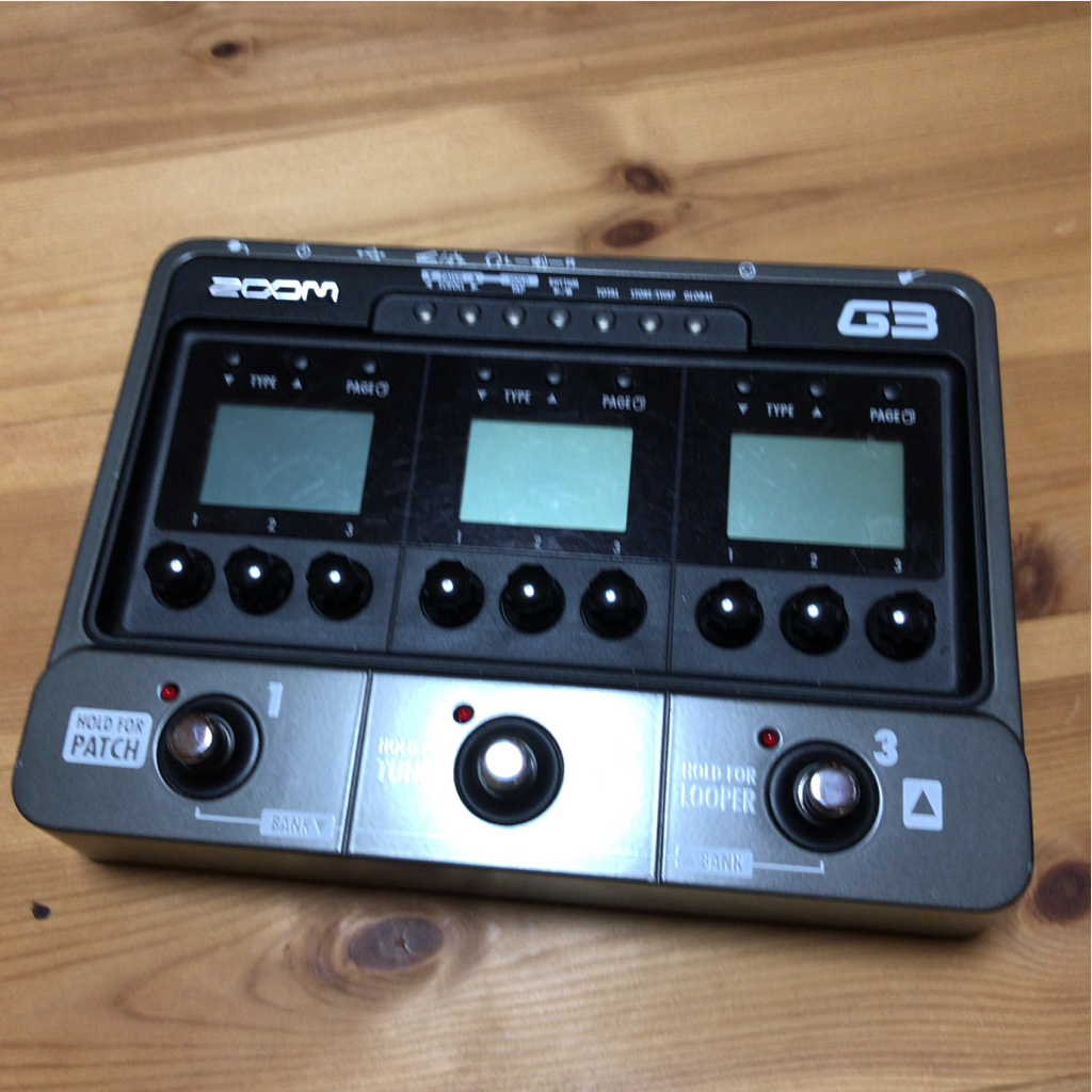 zoom G3 マルチエフェクター zoomマルチエフェクターG3になります