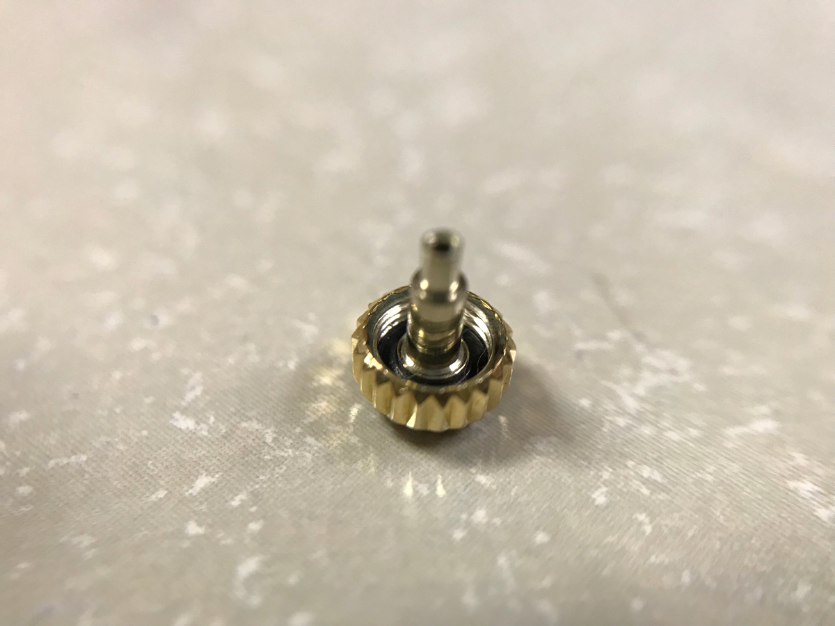 ☆ROLEX 純正 ロレックス 6mm 24-603-8 リューズ 竜頭 ゴールド 中古 