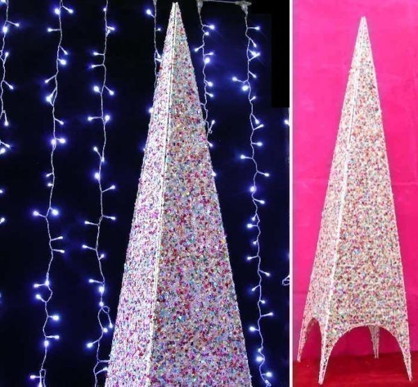 ☆在庫限り！☆LED２００灯付き！最高のイルミネーション＜ビーズタワー＞クリスマスイルミネーション☆01_2