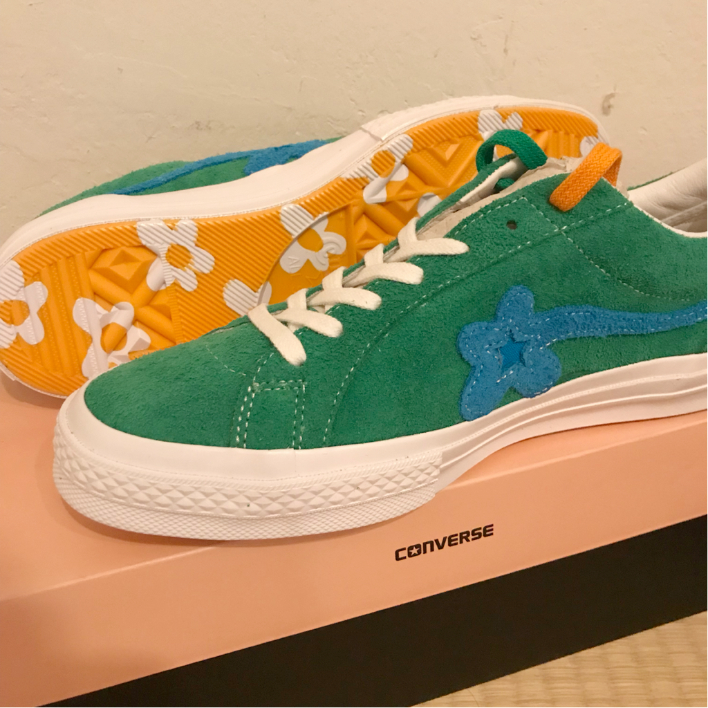 CONVERSE ONE STAR OX GOLF WANG Golf LE fleur 8.5 green コンバース 