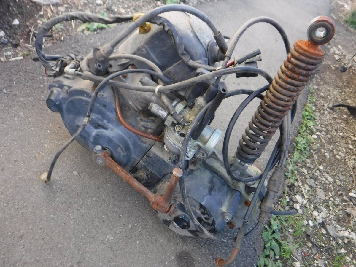 HONDA AF27 スーパーディオ 純正エンジン 実働外し Disassembly