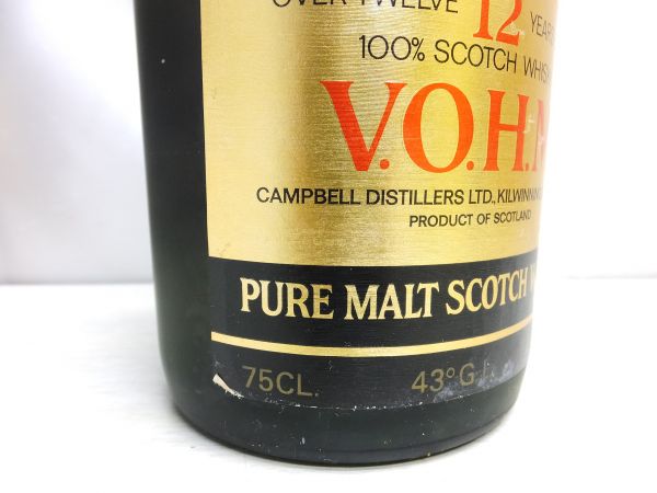 VOHM 12年 ABERLOUR 750ml アベラワー 43％ Yahoo!オークション - 12年