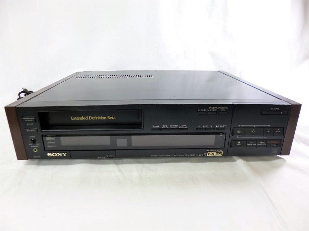 SONY ソニー ベータビデオデッキ EDV-5000 現状品 EDBeta