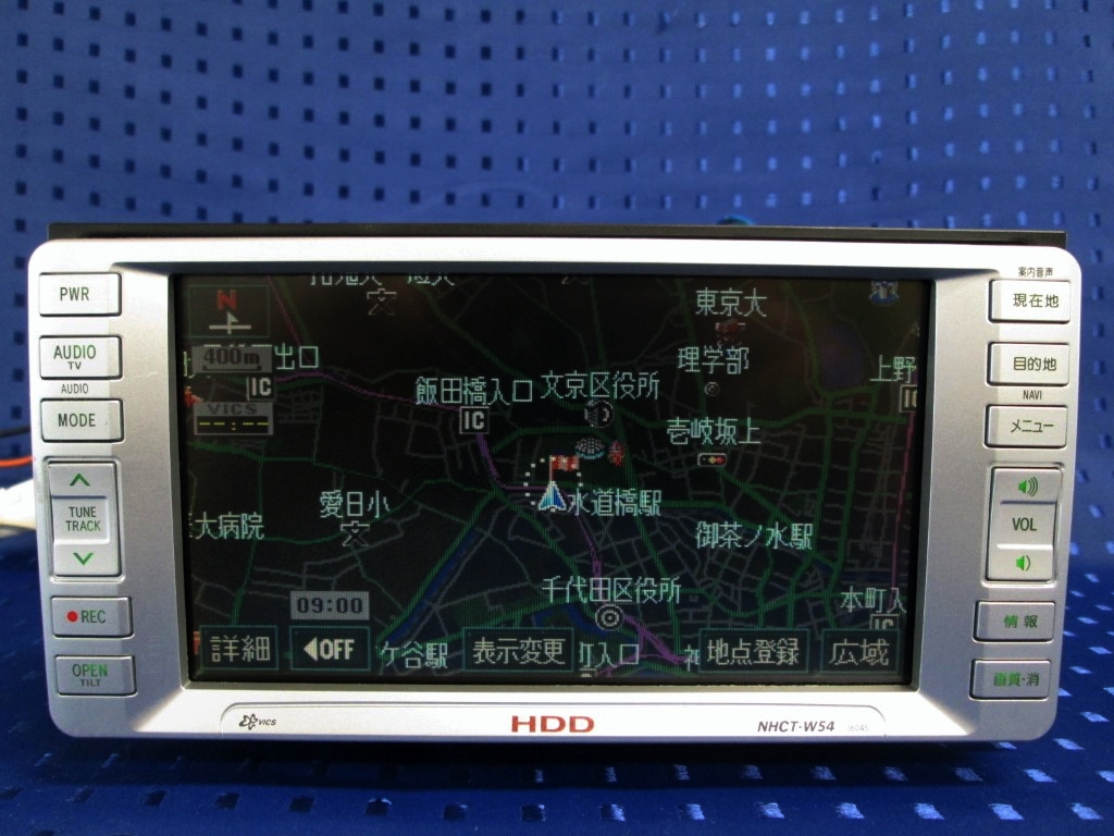 トヨタ 純正 HDDナビ ナビゲーション NHCT-W54 3624) トヨタ純正 整備済 HDDナビ 2010年 NHCT-W54 チェックOK 【公式