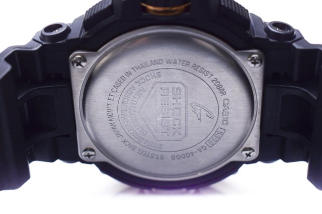 カシオ G-SHOCK メンズ 美品 GA-400GB 黒 ブラック クオーツ時計