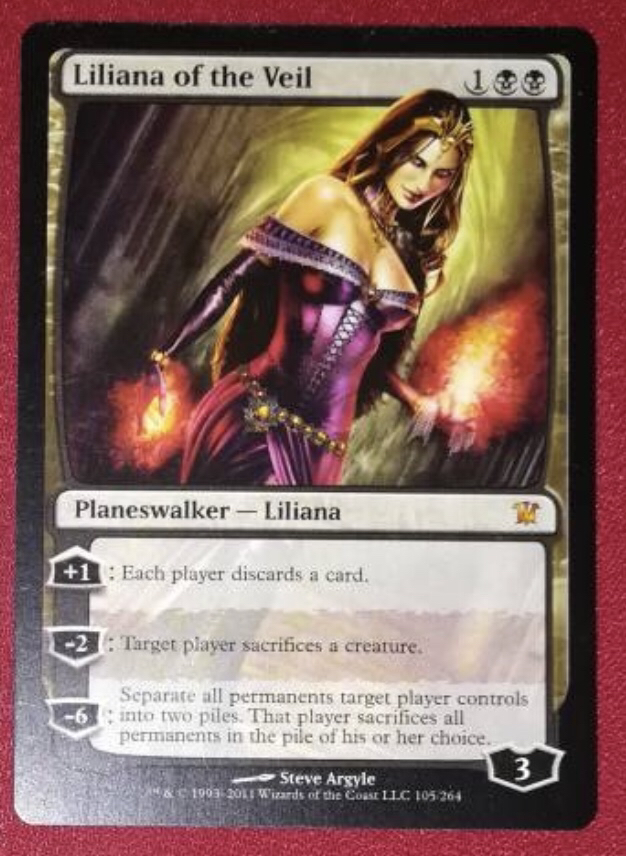 mtg イニストラード 英語版 ヴェールのリリアナ ヴェールのリリアナ 旧枠 英語版 イニストラード・リマスター MTG