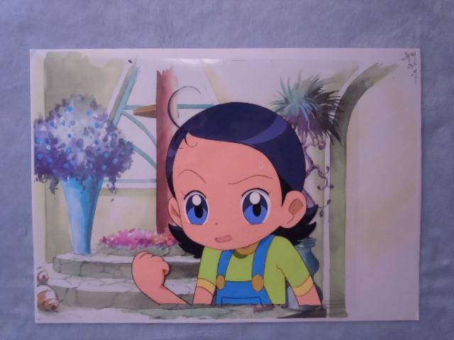 美品 ☆おジャ魔女どれみ＃ セル画 1枚 背景画 1枚 東映アニメーション