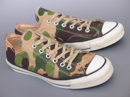 USA製 CONVERSE 当て布 80年代 ALL 83カモ ALLSTAR 80