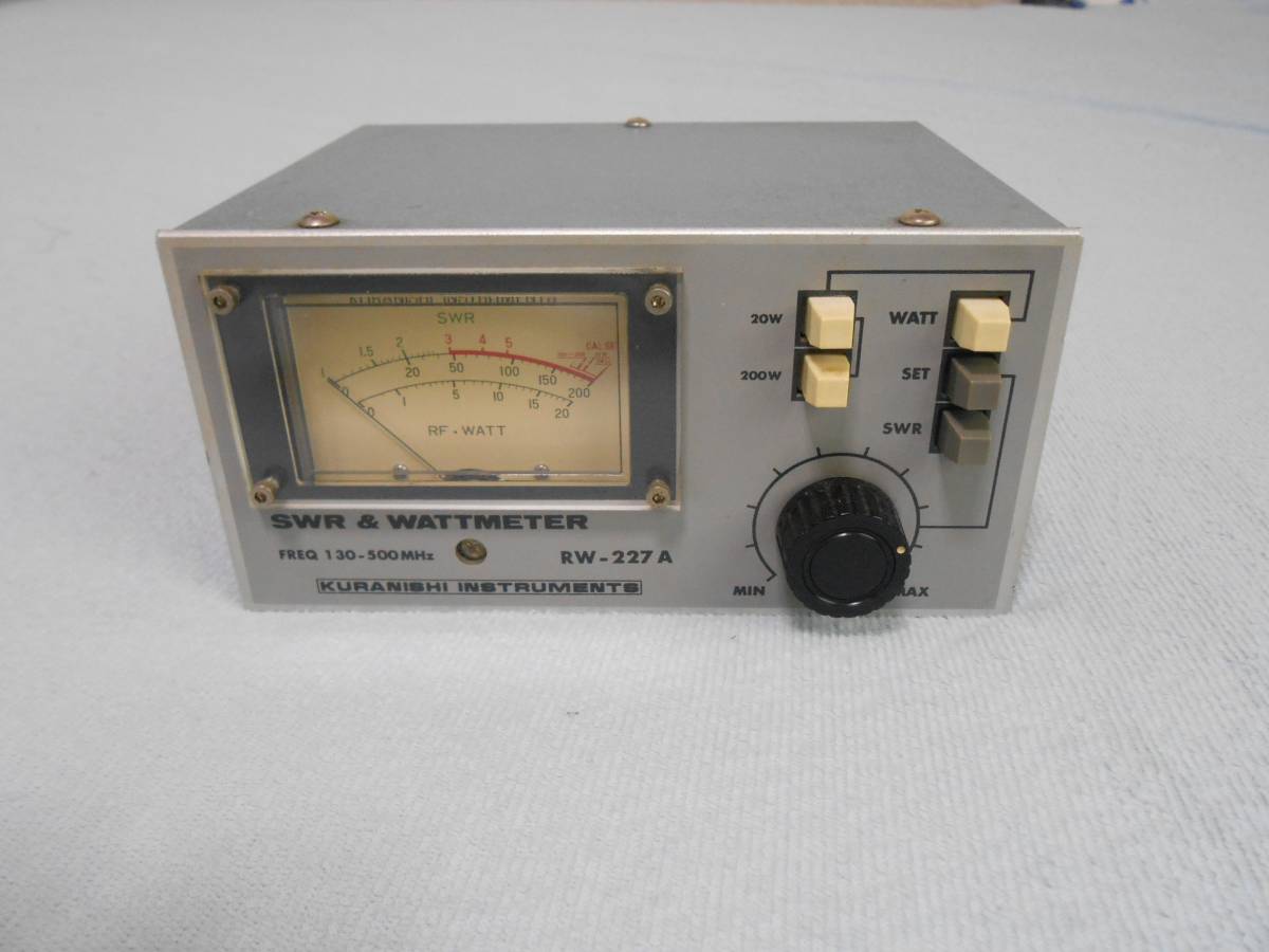 KURANISI クラニシ RW-227A SWR ＆ WATTMETER
