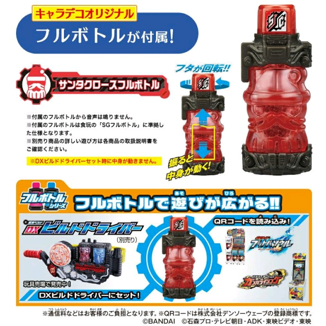 仮面ライダービルド サンタクロース フルボトル キャラデコ クリスマス