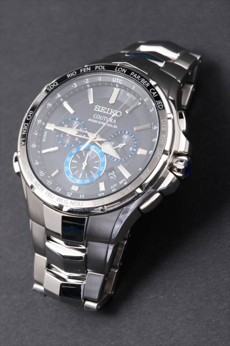 セイコー SEIKO コーチュラ SSG009 8B92-0AL0 ソーラー 電波 メンズ