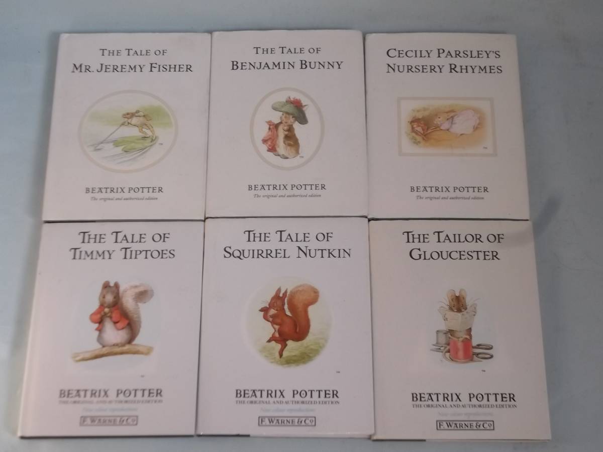 セール，人気SALE 英国 絵本 ピーターラビット 6冊セット 洋書 英語教材 多読 古本 THE ORIGINAL PETER RABBIT BOOKS BY BEATRIX POTTER(洋書、外国語絵本)｜売買されたオークション情報、yahooの商品情報をアーカイブ公開 - 洋書、外国語絵本