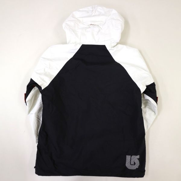 BURTON バートン スノーボードウェア ナイロンジャケット 黒×赤×白 (M 