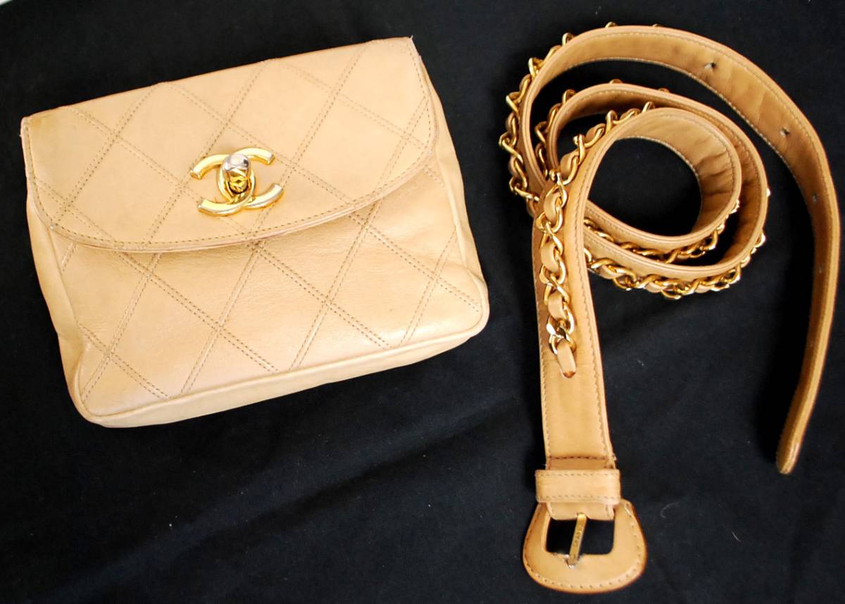 CHANEL シャネル ココマーク ウエストバッグ ウエストポーチ ボディ 