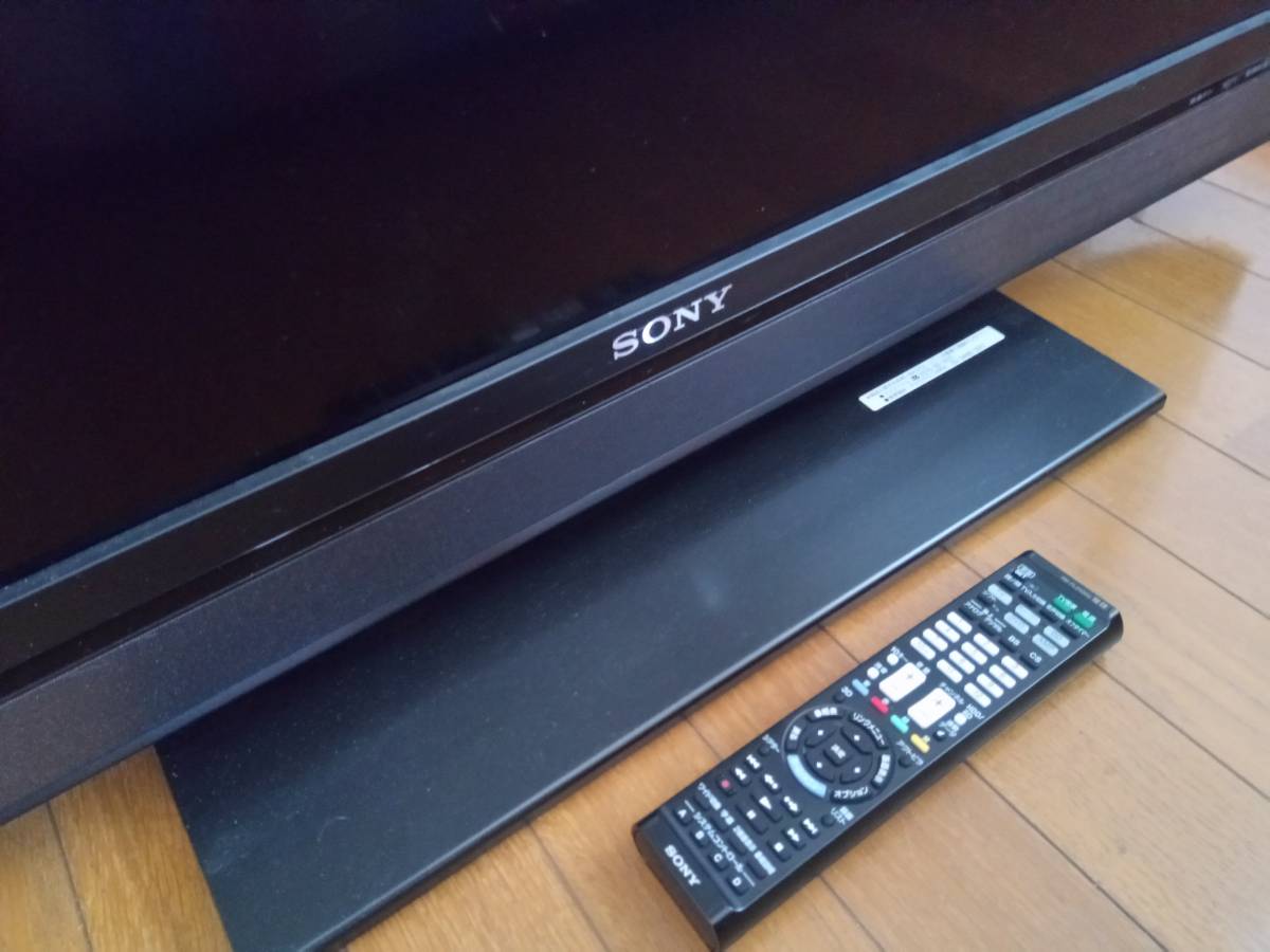 SONY BRAVIA 40V型 地上/BS/CSデジタルフルHD液晶テレビ KDL-40W5000 中古作動