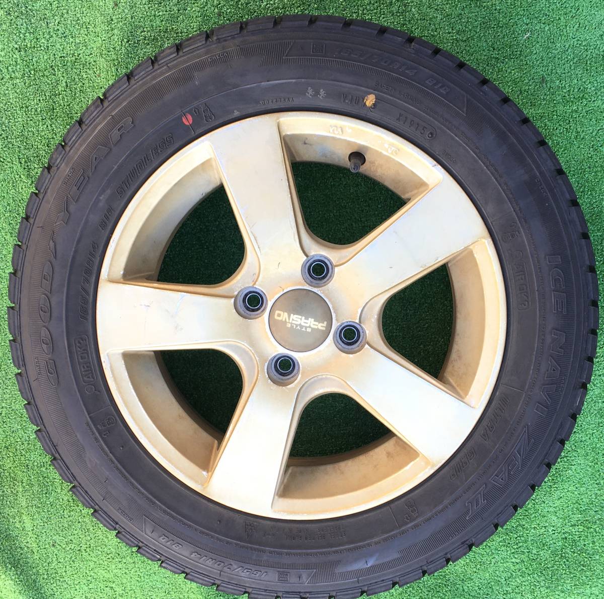 STYTE 14インチ 5.5J +38 PCD100 4H STYLE PRASNO 14インチ ホイール 