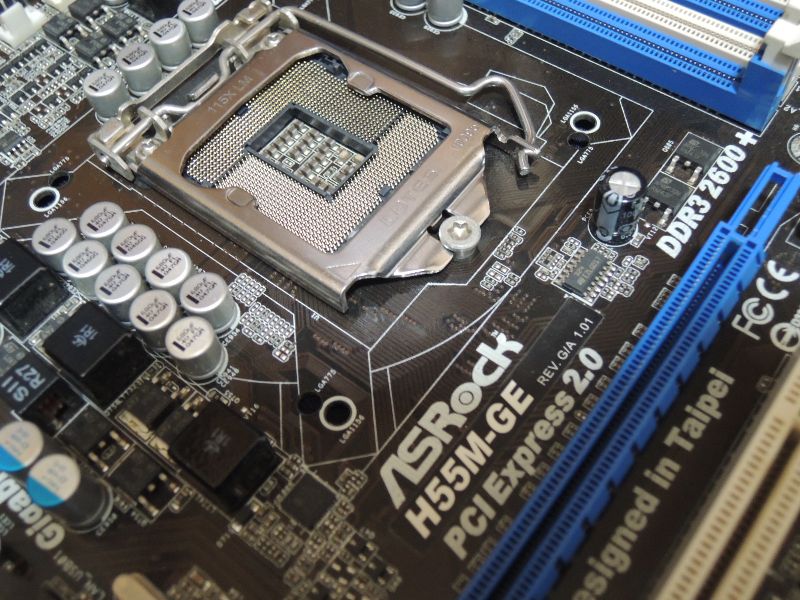 ASRock H55M-GE Rev:2.00, LGA1156, Intel Motherboard +CPU I3