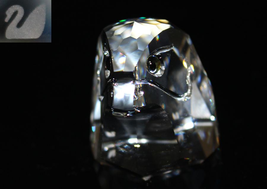 Swarovski Eagle Bald 0 Crystal Figurine, Numbered, Limited Evil