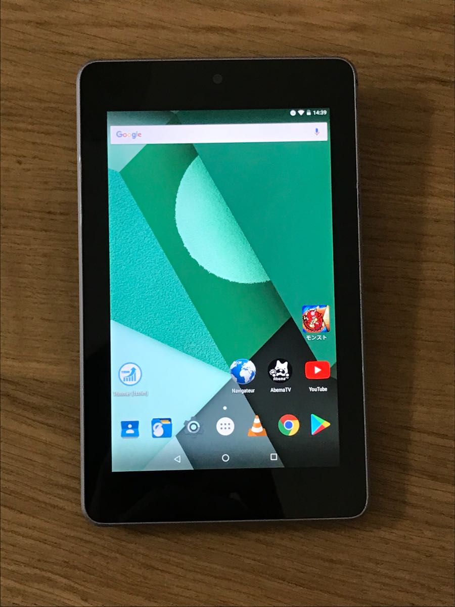 nexus7 ME370T 8Gモデル android6.0 オーバークロック済みフルカスタム機