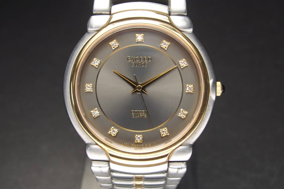 CITIZEN EXCEED EUROS シチズン エクシード ユーロス クォーツ 腕時計