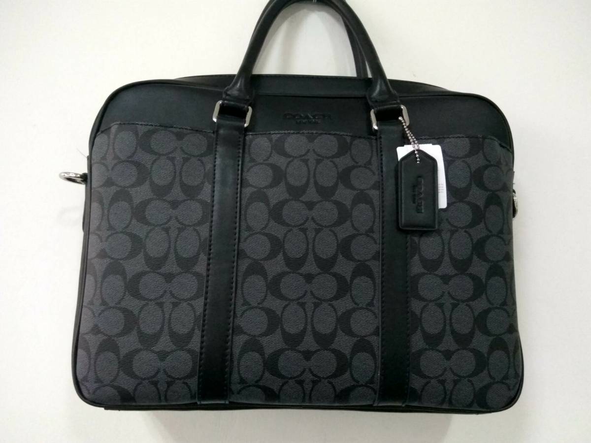 ブリーフケース COACH ビジネスバッグ コーチ ユニセックス レザー 