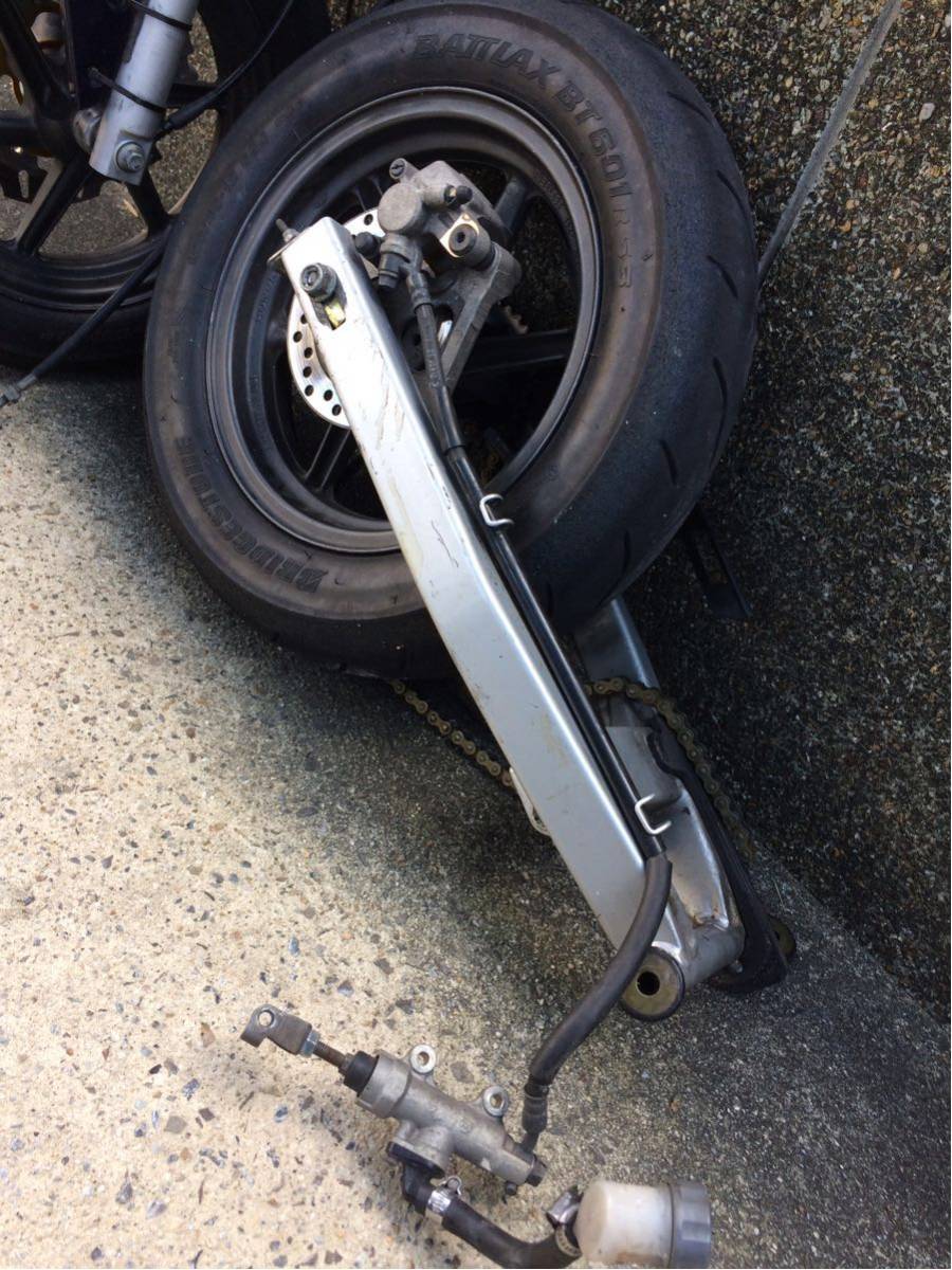 XR100モタード 前後足回り エイプ xr50 ディスク フロントフォーク