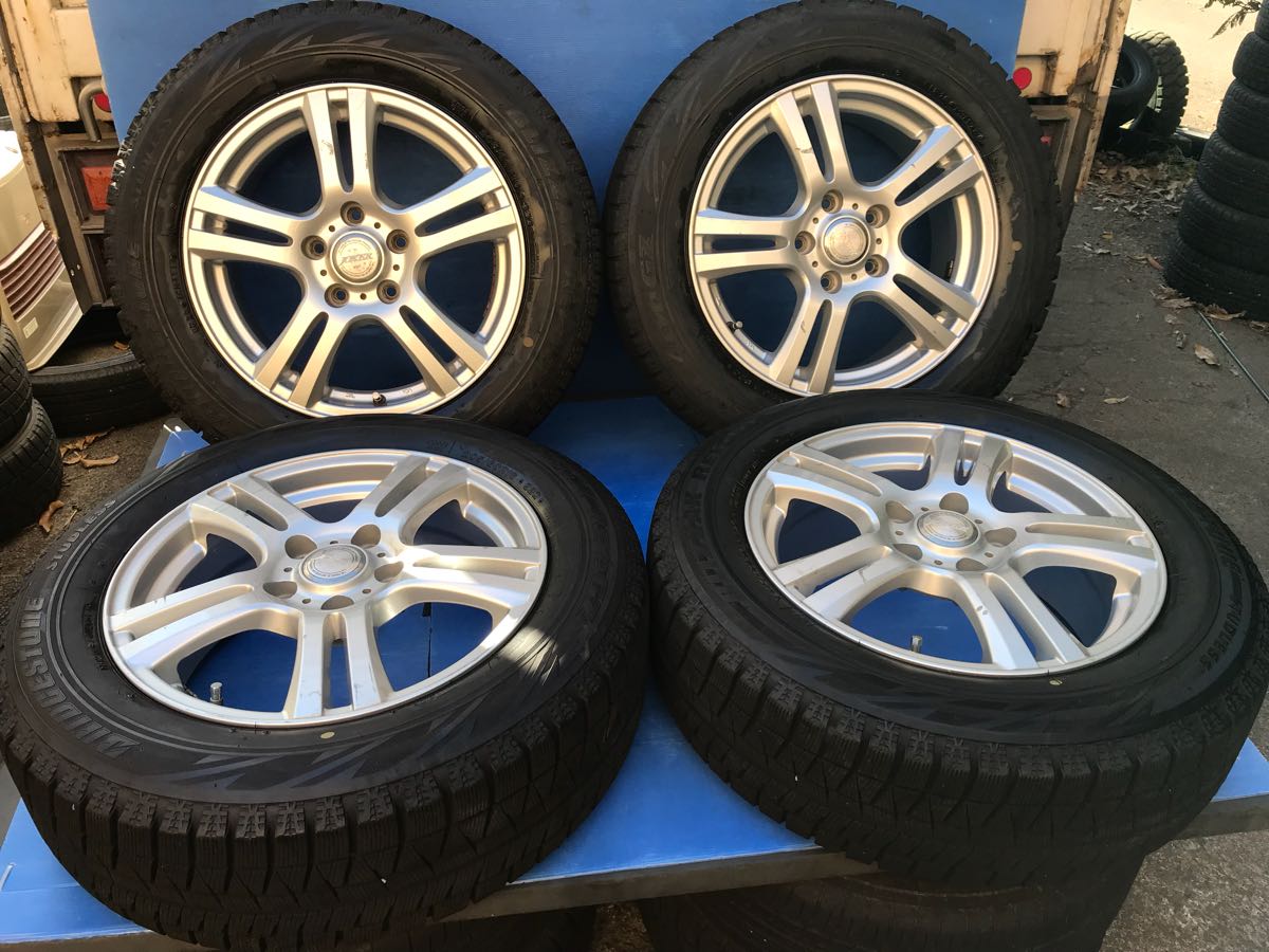 205/60R16 92Q BRIDCESTONE BLIZZAKREVOGZバリ山社外アルミホイ-ル付き