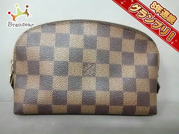 Louis Vuitton ダミエ・キャンバス ポーチ ルイヴィトン LOUIS VUITTON ポーチ ダミエ・キャンバス エベヌ N47516