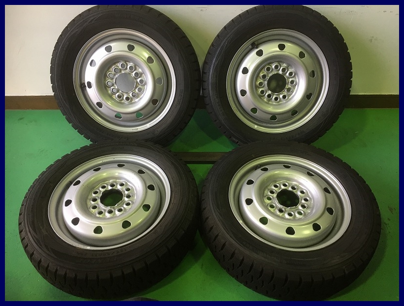 ★2015年製 155/65R13 73Q ダンロップ WINTER MAXX 中古 スタッドレス 13インチ/鉄ホイール付き 4本 4穴 PCD100/114.3★