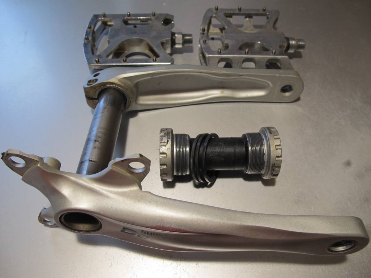 DEORE シマノ 170mm クランク + BB FC-M532 Shimano Deore - クランク 