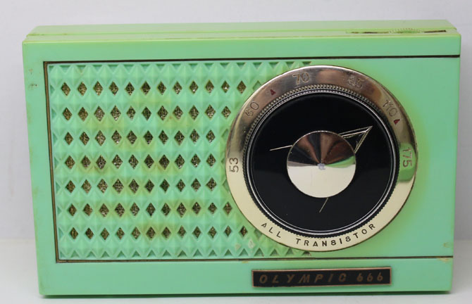 ■■1960-70年代/トランジスターラジオ/オリンピック 666/OLYMPIC 6 TRANSISTOR RADIO MODEL 666/JAPAN