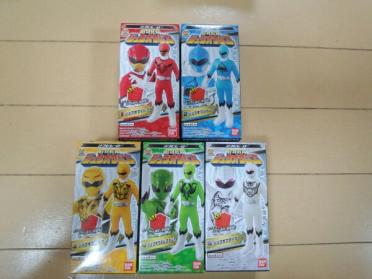 ジュウオウジャー ソフビヒーロー シャーク タイガー 全5種_1