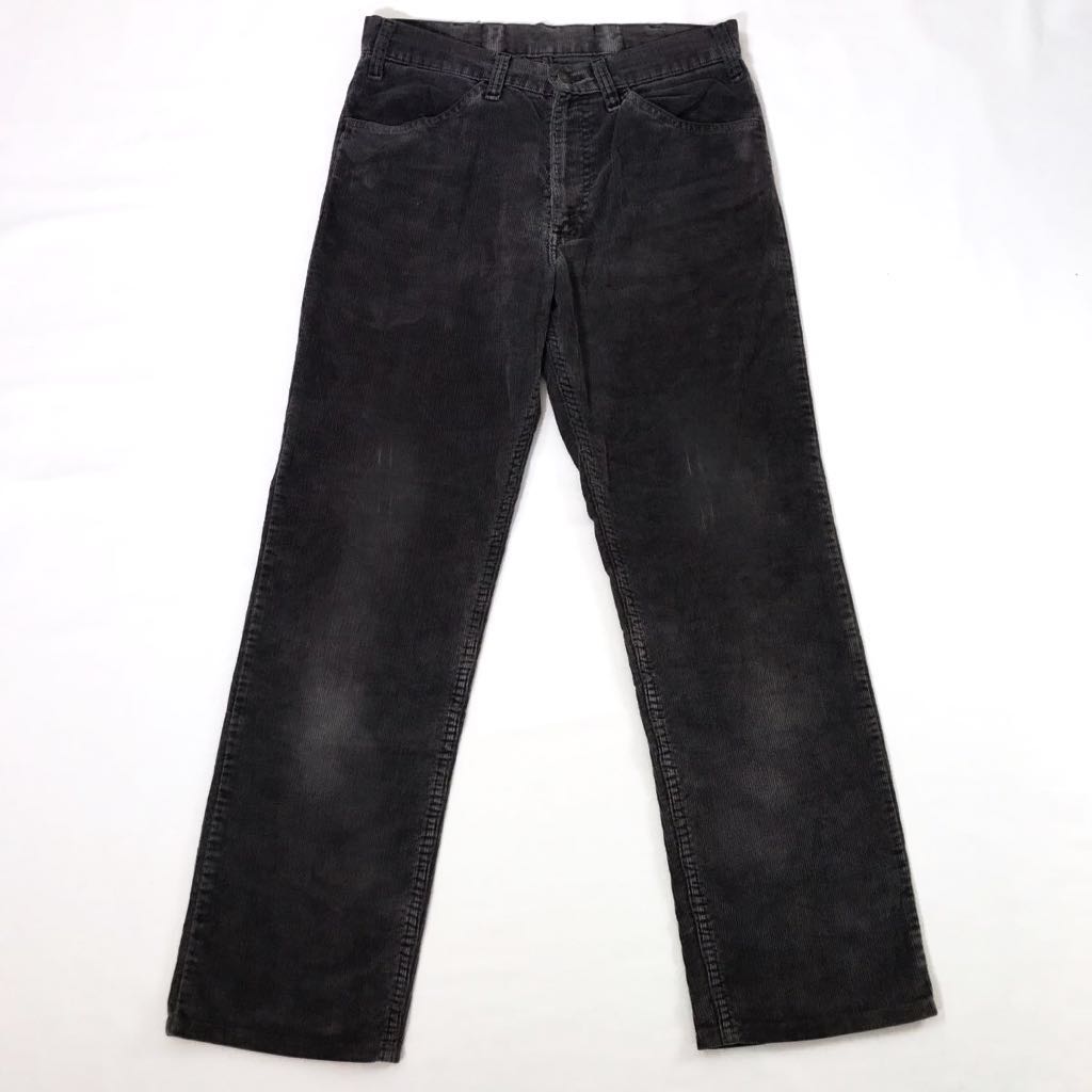 黒! 80s Levi's 519 コーデュロイ パンツ W30 USA製 ビンテージ 1558 80年代 リーバイス ブラックアメリカ製 米国製