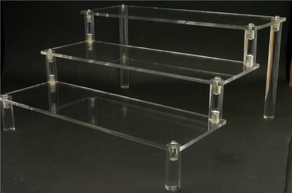 デトルフdetolf アシェット　イーグルモス　デアゴスティーニ　１／４３フェラーリ等用階段型アクリル台座