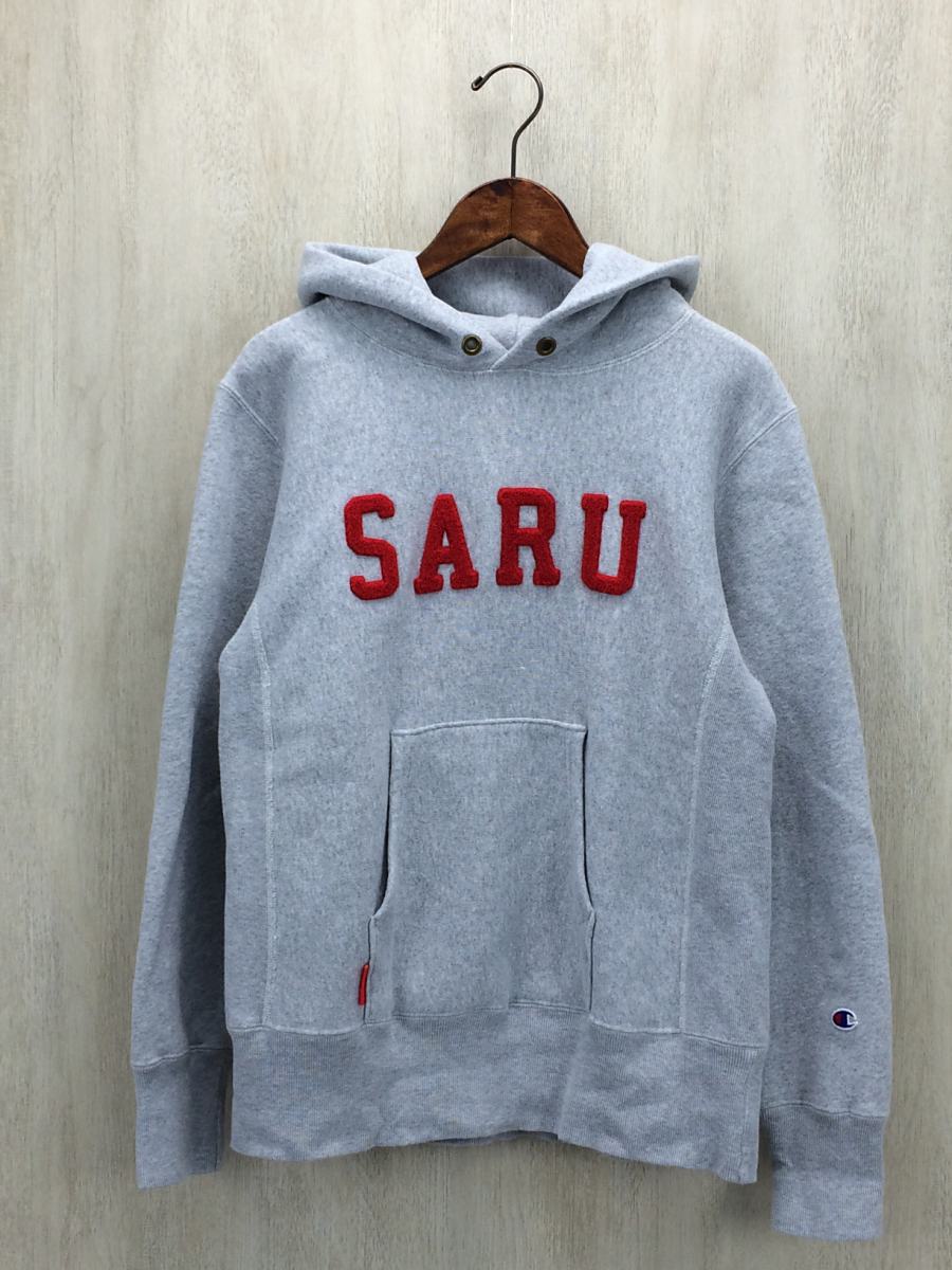 F.C.Real Bristol フルジップパーカー S ブラック CHAMPION◇ジップパーカー/M/コットン/NVY/中古/リバースウィーブ