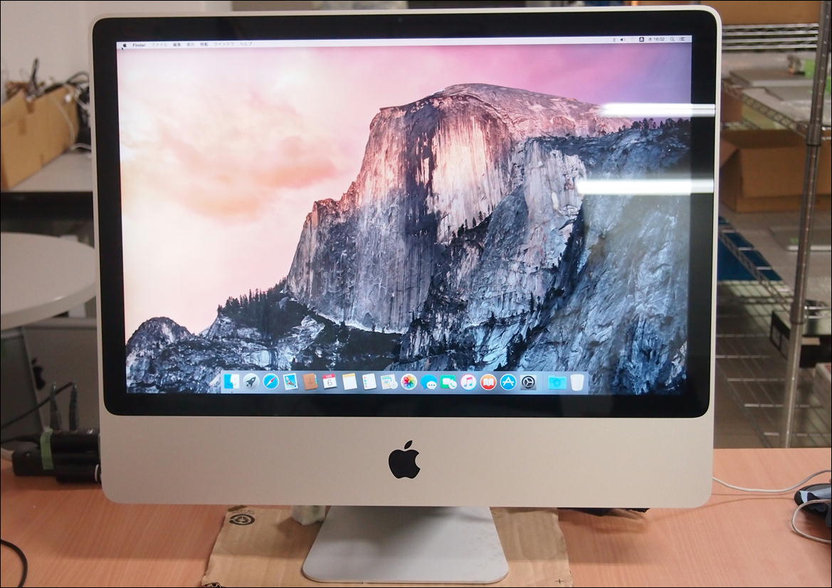 Apple iMac MB418J/A (24-inch、Early 2009) [2.66GHz C2D/4GB/640GB