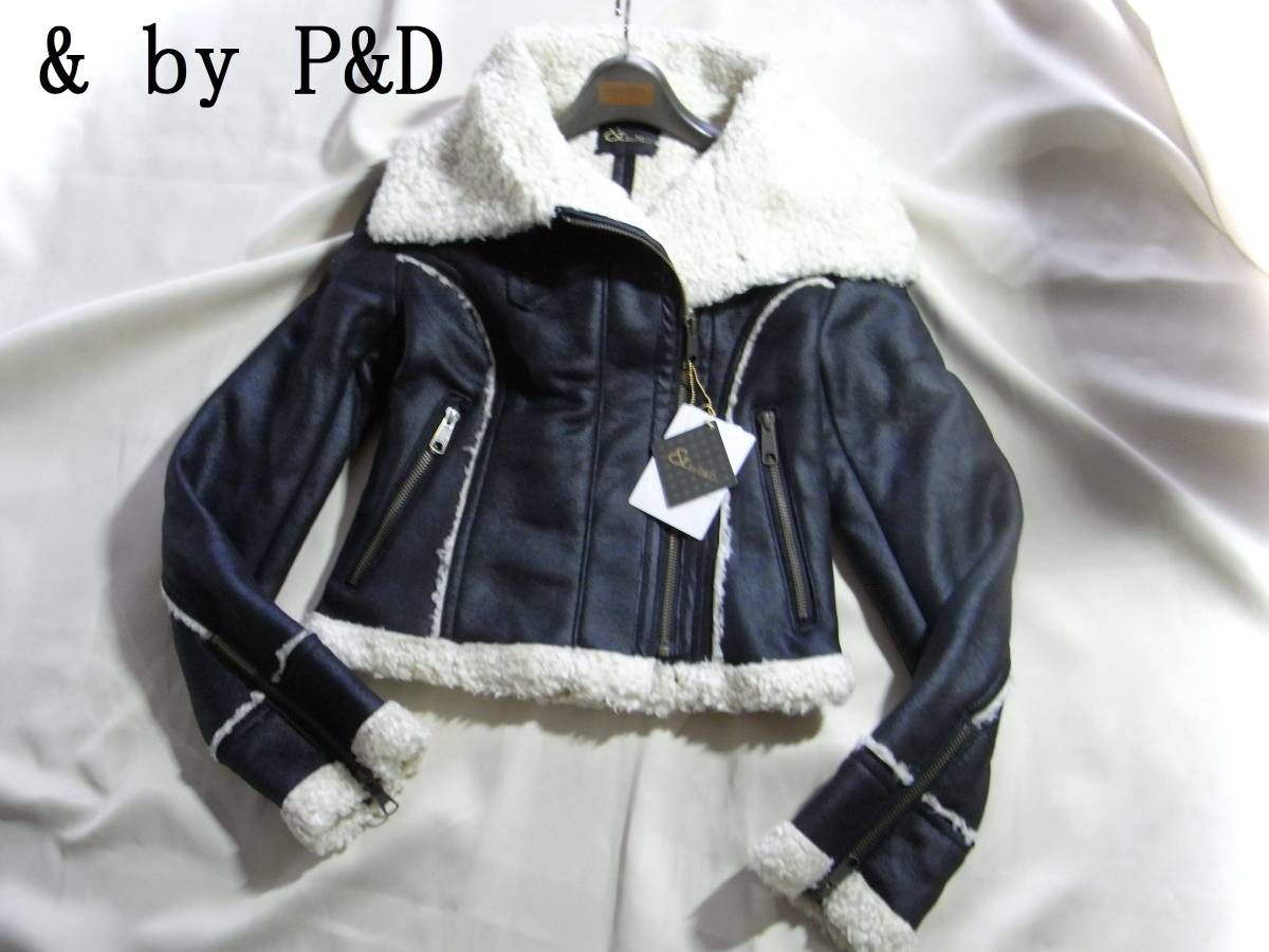 □即決□新品□ & by ピンキー&ダイアン F.ムートンコート 38