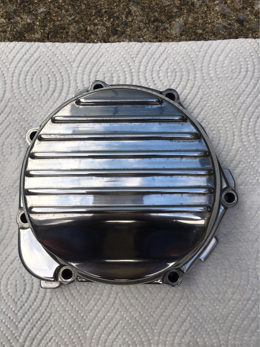 ZRX1100 ZRX1200R 純正ポイントカバー パルサーカバー バフ掛け仕様