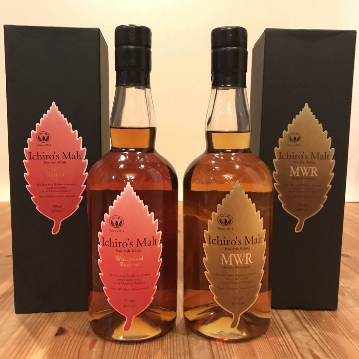 ★即決☆イチローズモルト/ワインウッド/ミズナラ//700ml/箱付/WWR/MWR/未開封品2本★