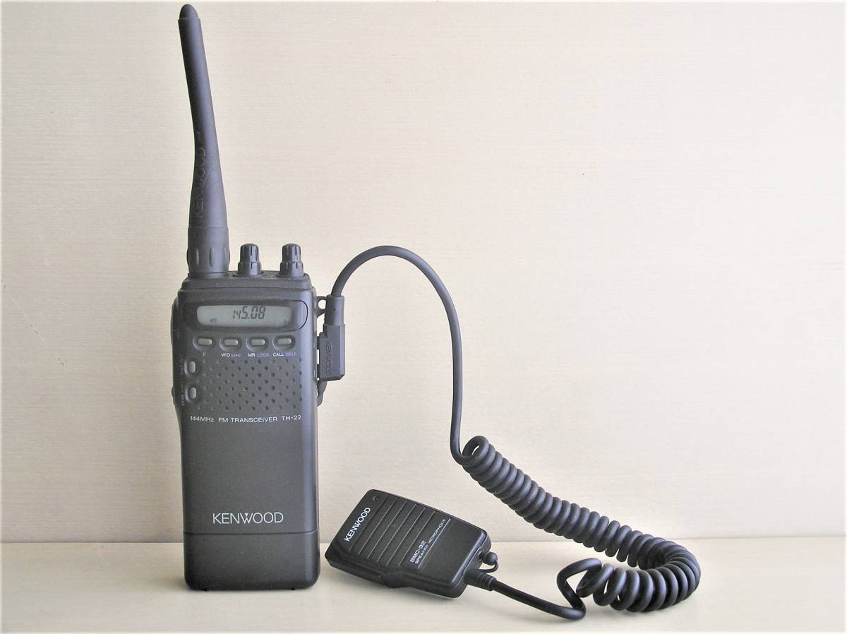 L24b KENWOOD トランシーバー FMトランスミッター TH-22 スピーカー