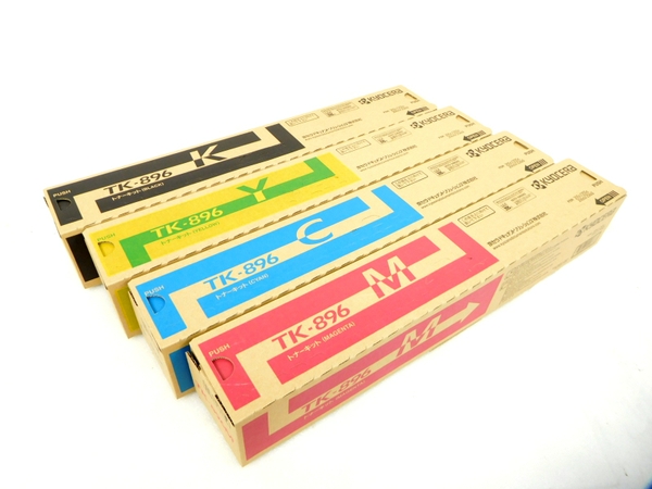 未使用 京セラ トナー TK-896 4色 セット K M C Y ブラック マゼンタ シアン イエロー M2811012