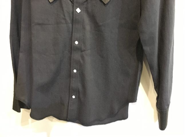 二子玉) サスクワッチファブリックス Sasquatchfabrix レザーコンビ 