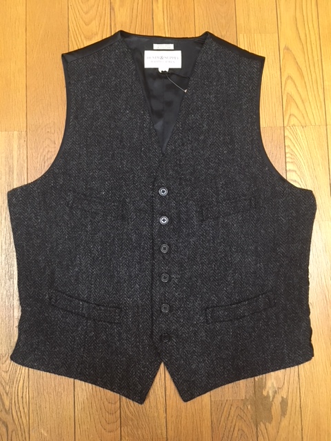 【新品】 DENIM&SUPPLY/RALPH LAUREN ツイードジレ・ベスト / 定価￥28，080 / デニム&サプライ，ラルフローレン